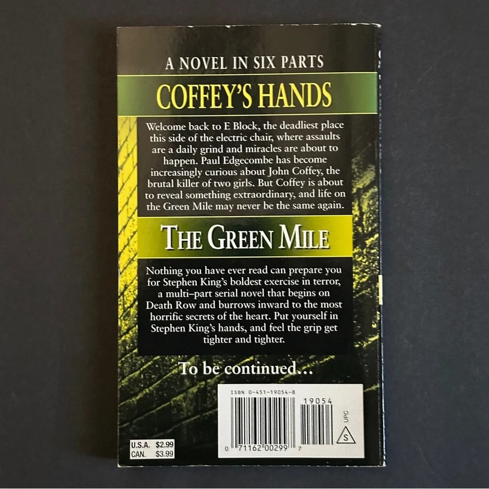 The Green Mile Book Set by Stephen King | Fiction | Paperback Set - Picture 4 of 10